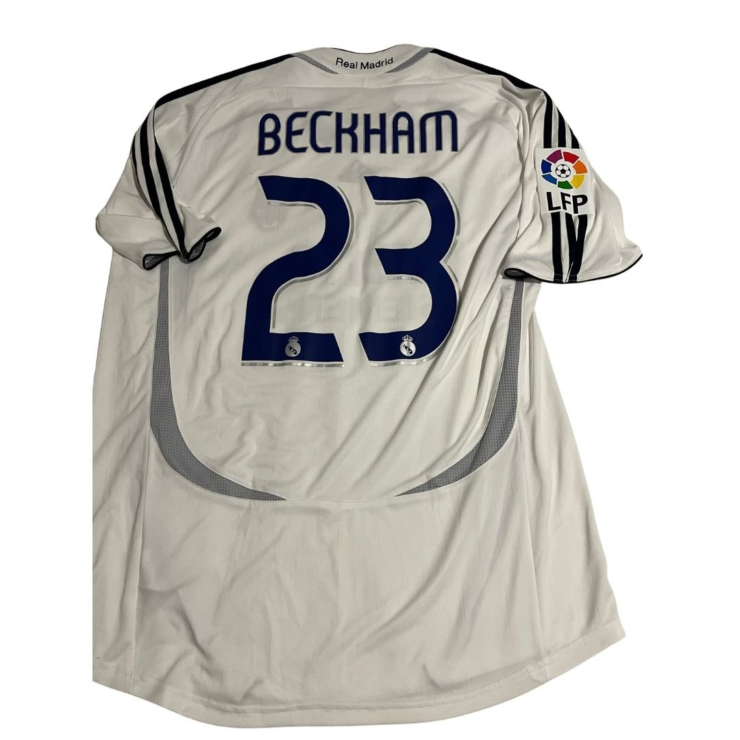 Beckham real madrid jersey on sale