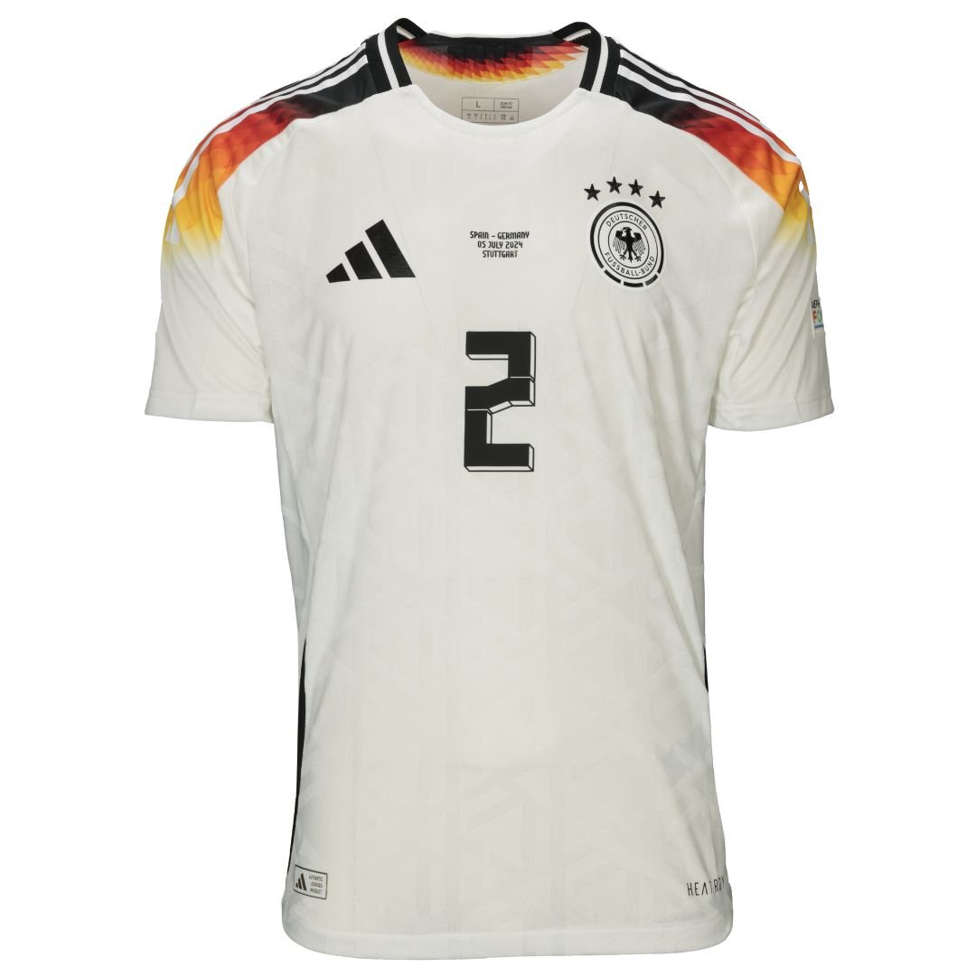 adidas Germany Home Rüdiger 2 Shirt 2024-2025 (Official Printing