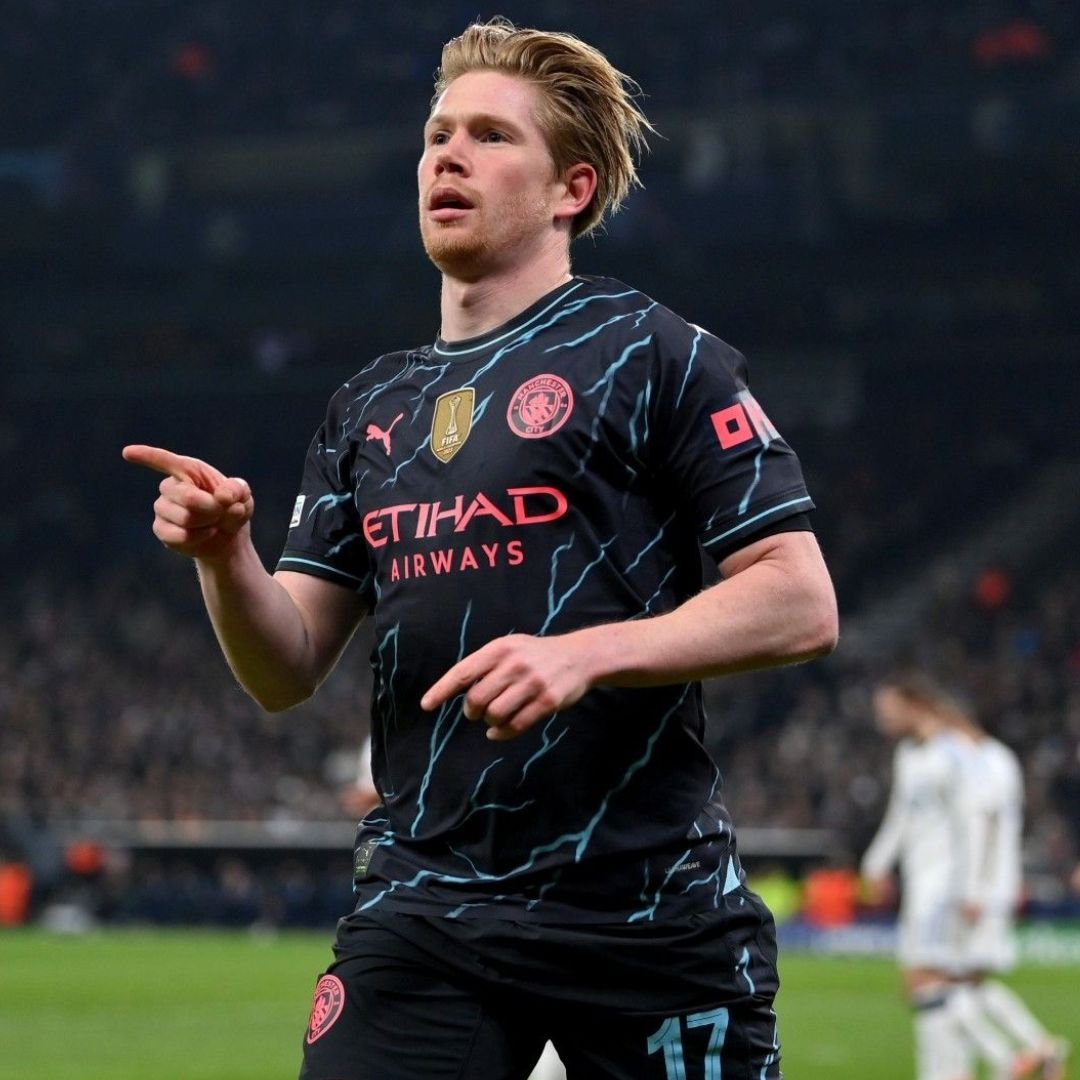 De Bruyne Manchester City match shirt