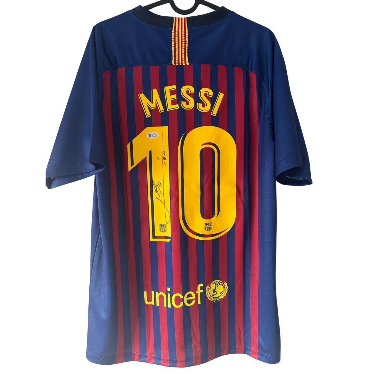Maglia Di Messi Autografata Maglia Ufficiale Del Barcellona Lionel