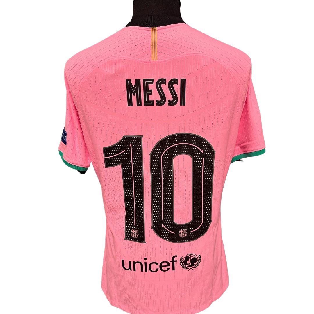 Barcelona pink jersey messi online