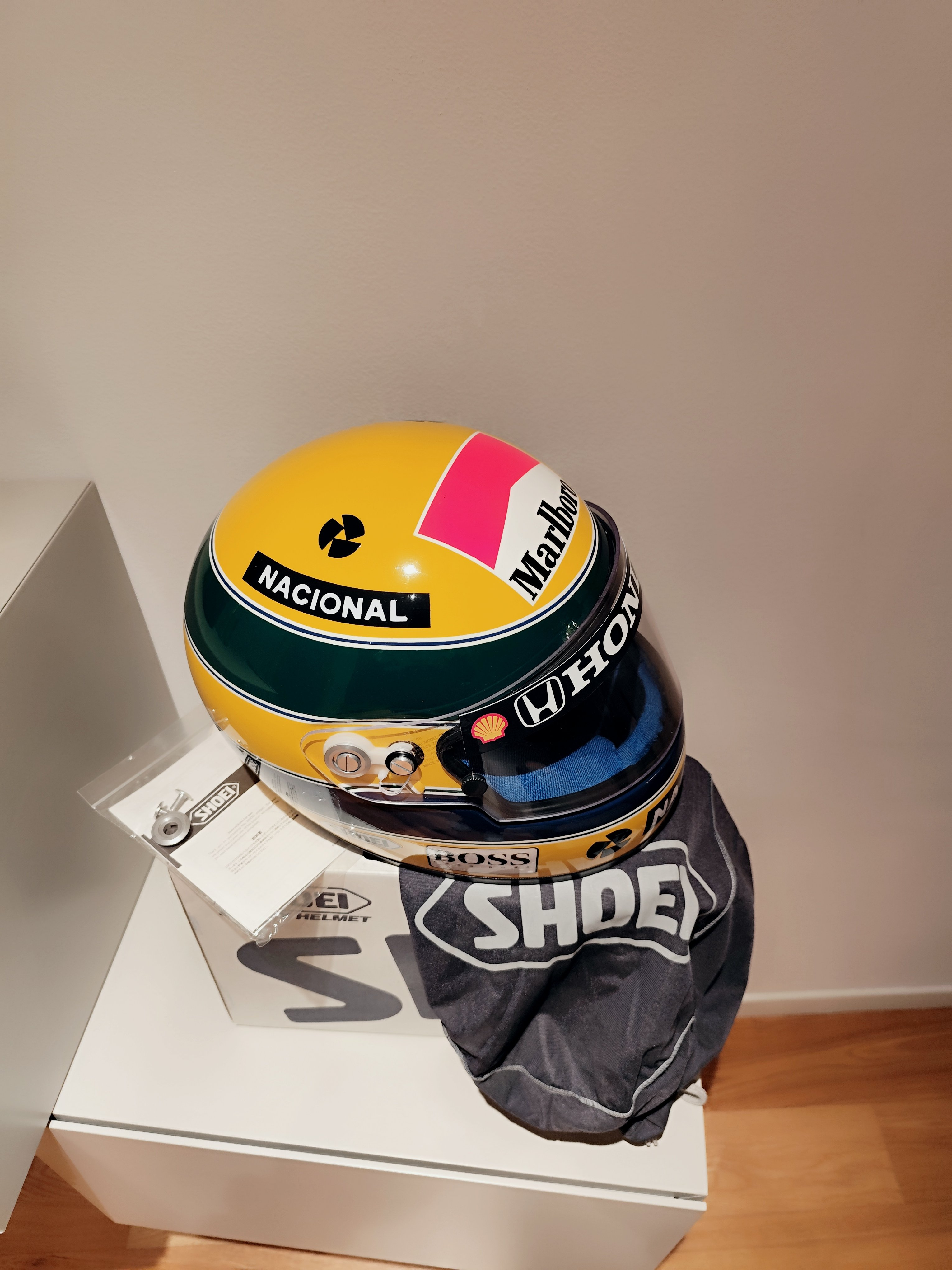 Shoei Helmets replica Ayrton Senna 1992 - Gp Suzuka