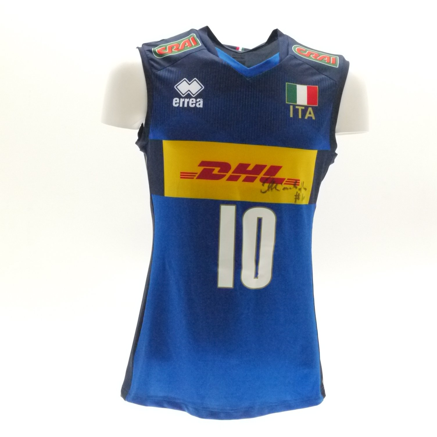 Maglia gara Cristina Chirichella Italia Autografata