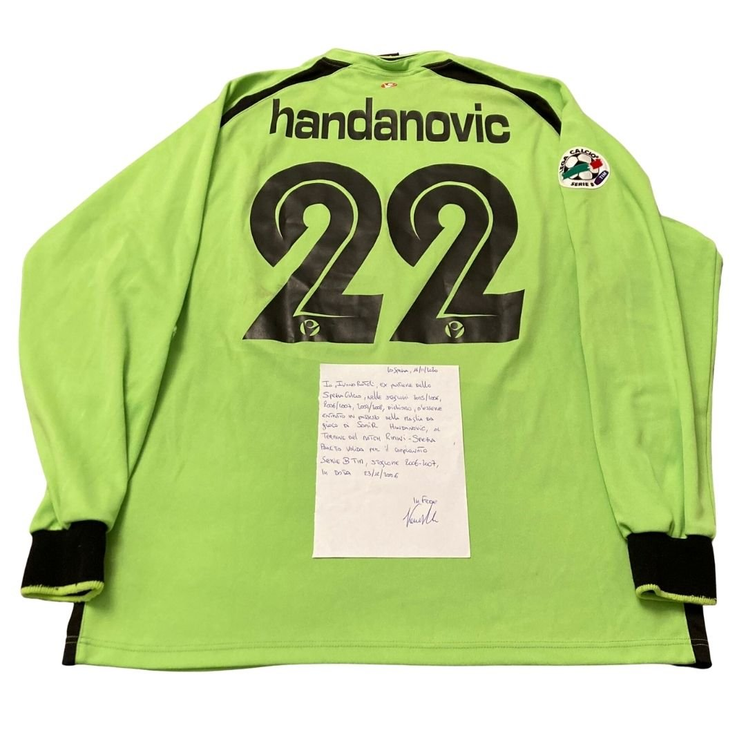 Handanovic s Inter torxe Match Issued Shirt Serie