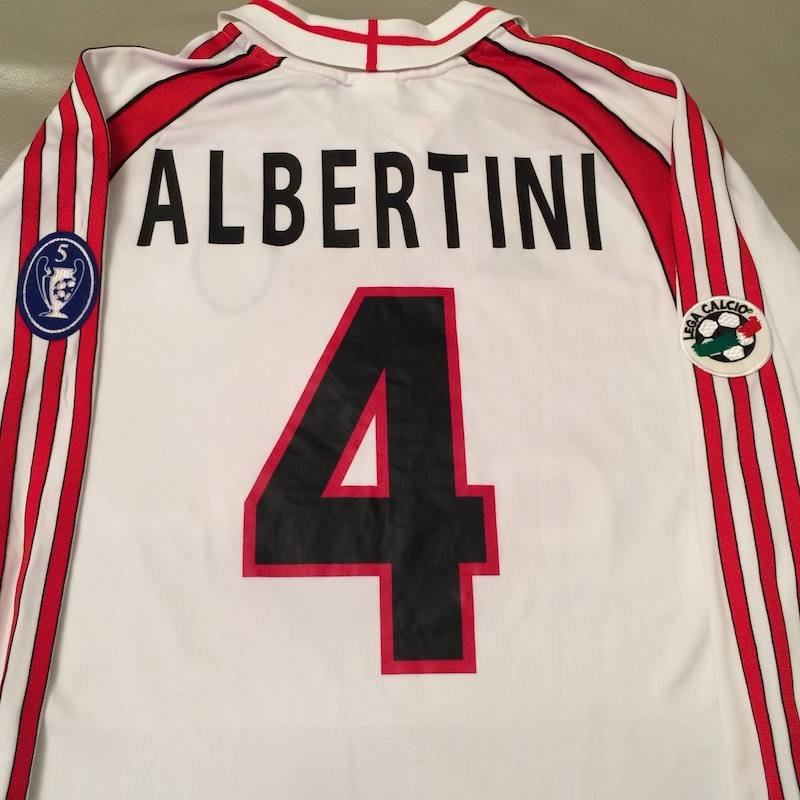 Albertini Milan match shirt