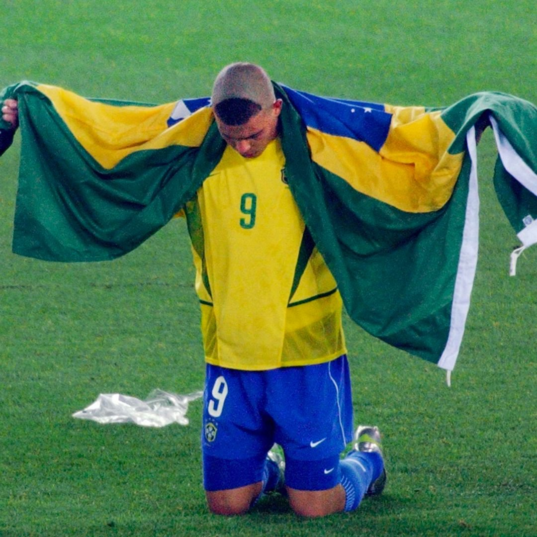 Brazil Ronaldo match shirt - World Cup 2002 - Signed