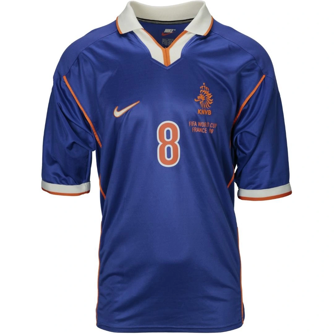 Bergkamp Netherlands match shirt vs Belgium - World Cup 1998
