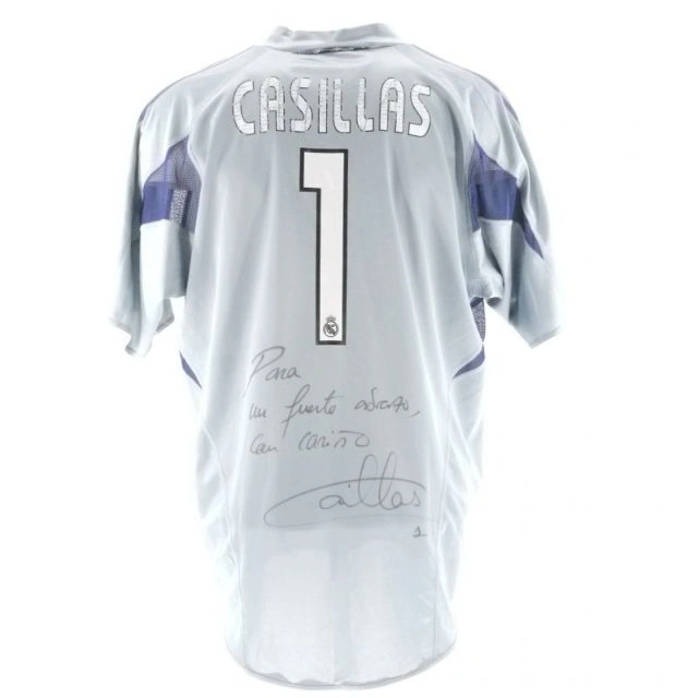 【正規品】CASILLAS #1 サイン入り レアルマドリード04-05シーズン イケル・カシージャス サイン入りカード レアル・マドリード