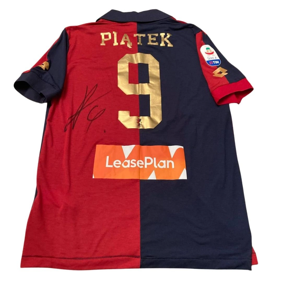 Piatek Genoa match shirt Signed