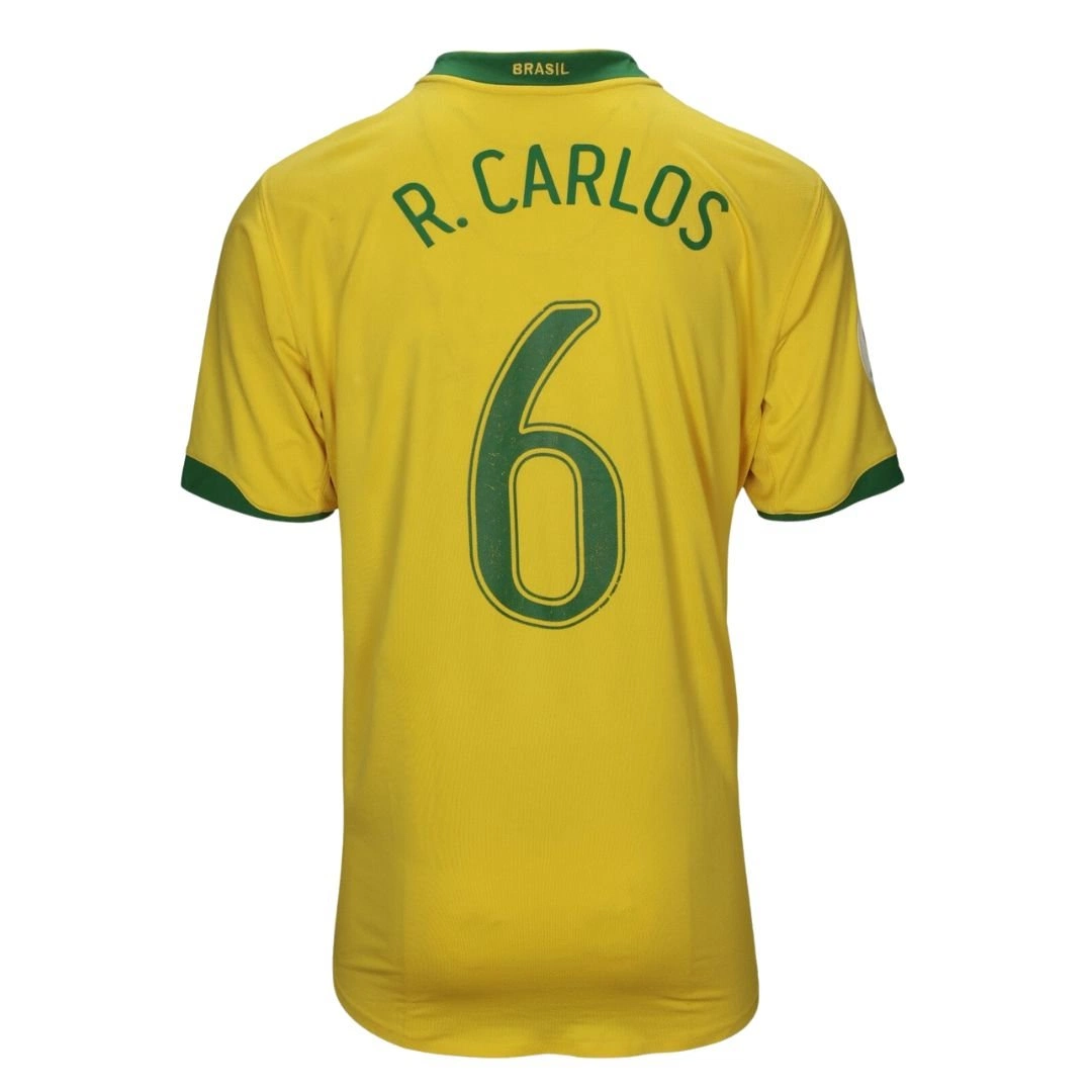 Roberto Carlos Brazil match shirt - 2006 World Cup