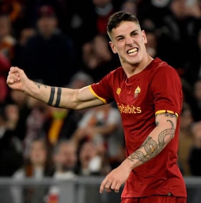 Maillot AS Roma Zaniolo - Taille 2XL - Signé - Pas Porté En Match - Version Vapor