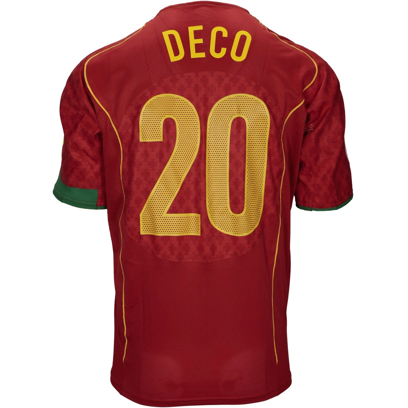 Deco Portugal match shirt vs Spain - Euro2004