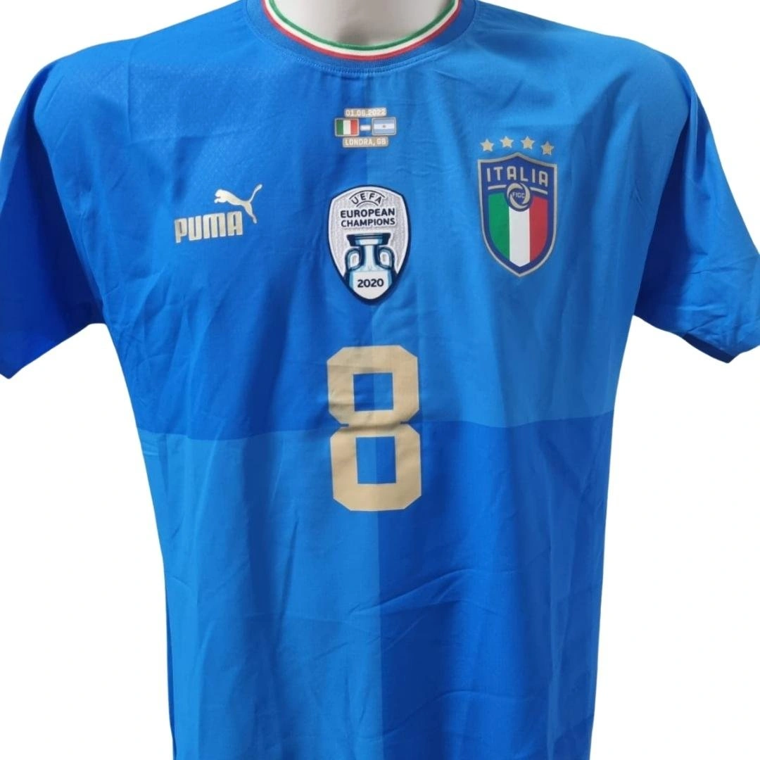 Jorginho Italy match shirt vs Argentina Finalissima