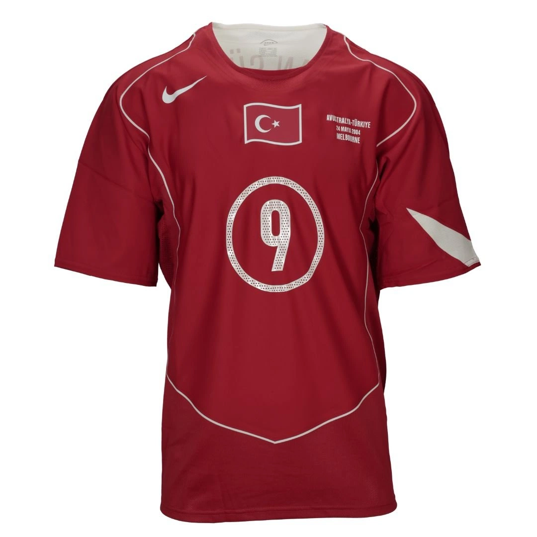 Hakan Sukur Türkiye vs Australia match shirt