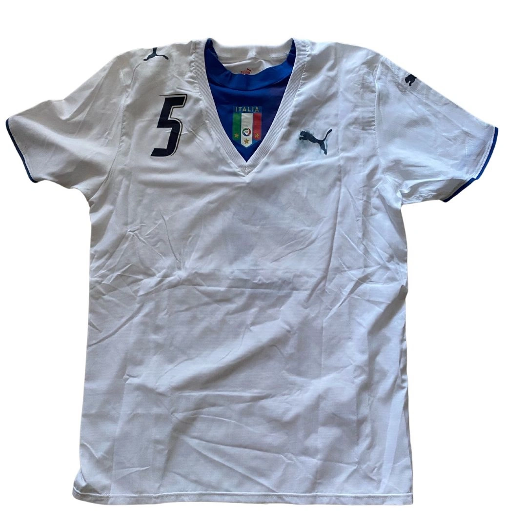 ウェア ITALIA #4 CANNAVARO 1997-98 Italy Nike Cannavaro #4 match-issue long-sleeve