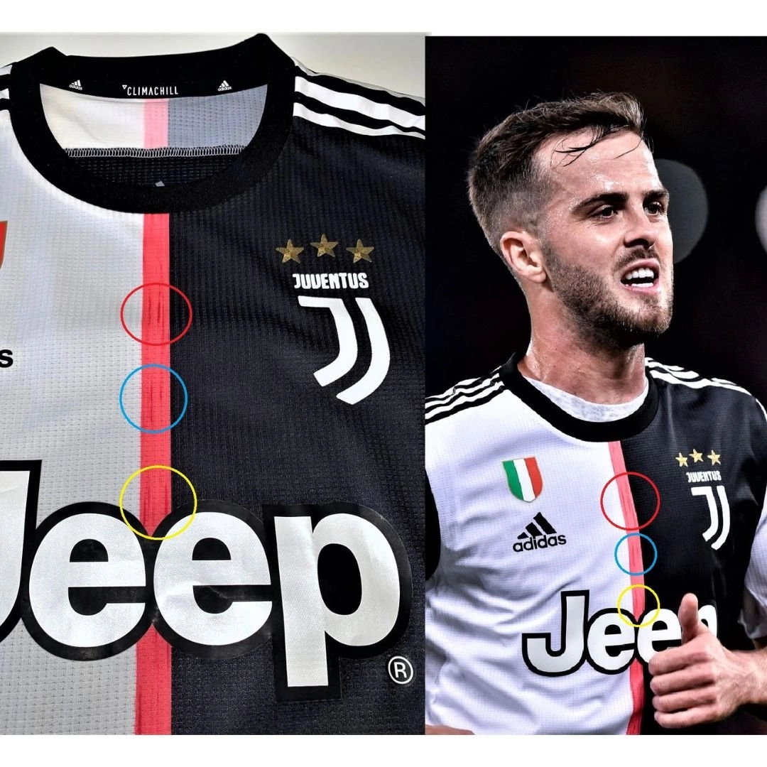 Pjanic Juventus match worn shirt vs Roma Unwashed Photo proof