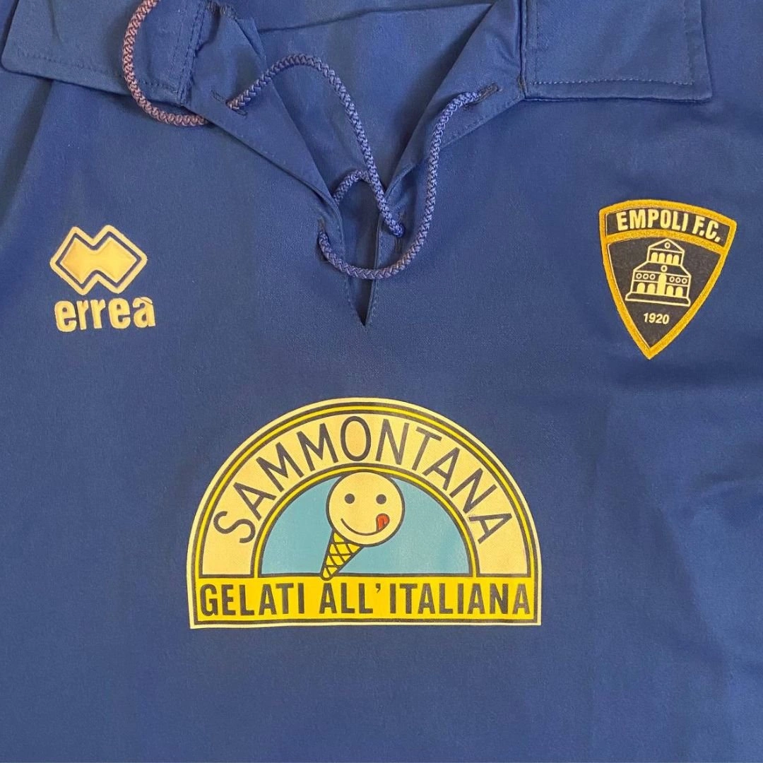 Maillot Empoli Match Porté 2001/2002 - Collection Football Vintage - Occasion - Marque Errea