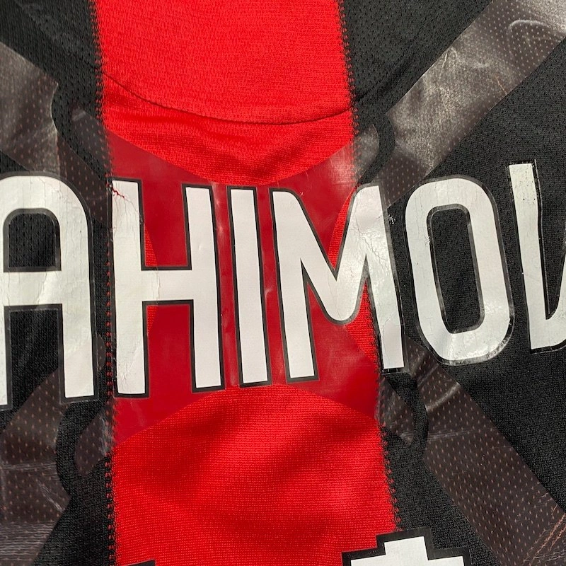 Maillot Ibra Ibrahimovic Milan AC - Match Issued / Pro Stock - Série A Rare