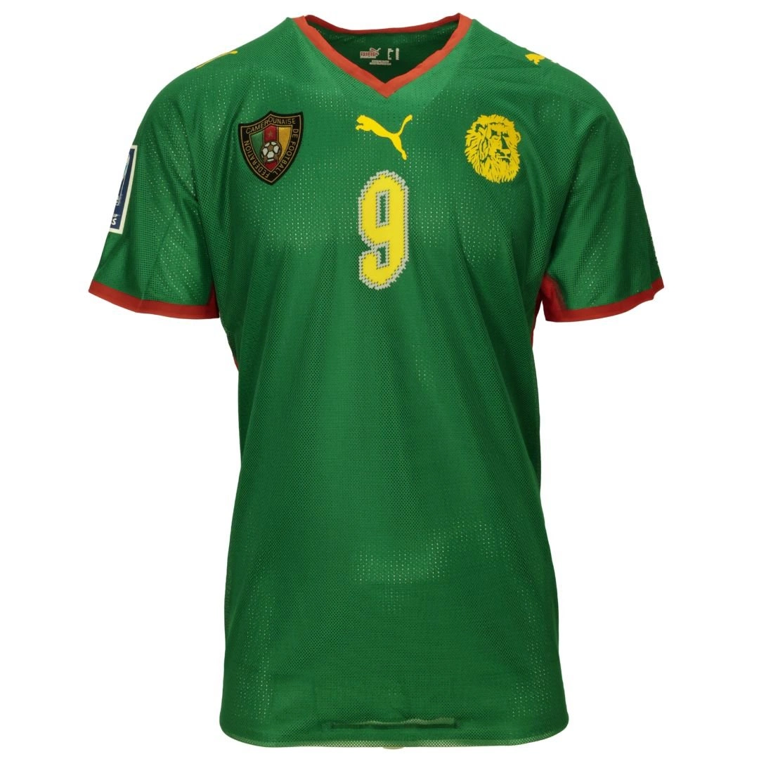 Eto'o Cameroon match shirt - WC Qualifiers 2010