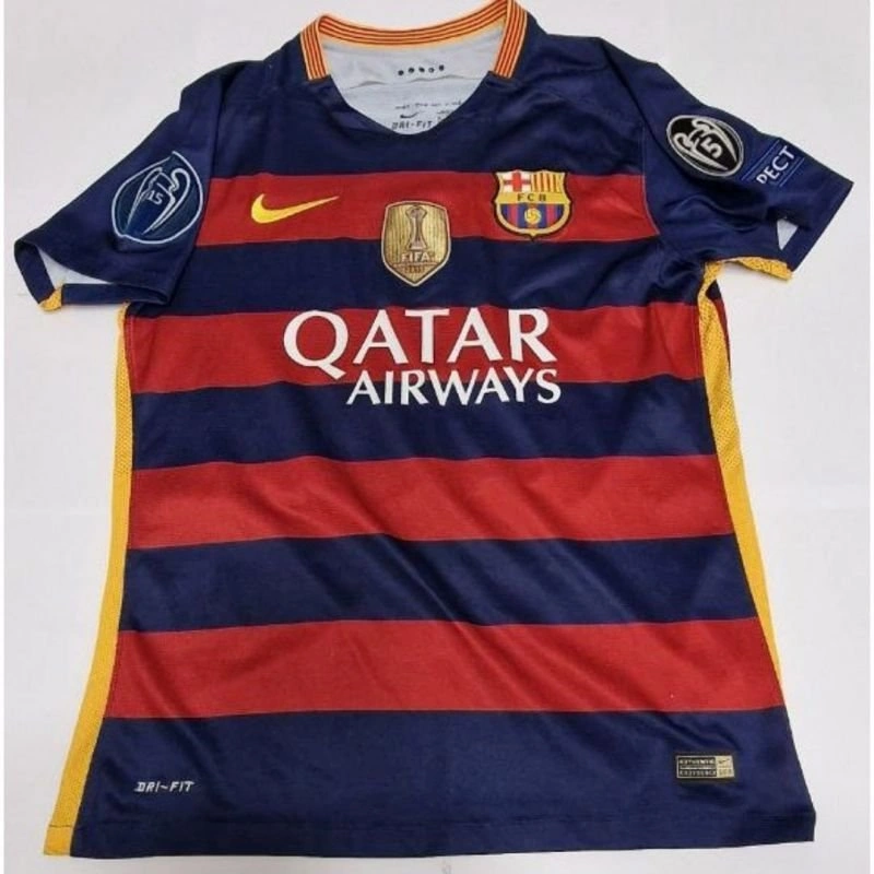 Dani Alves Barcelona store shirt - Signed