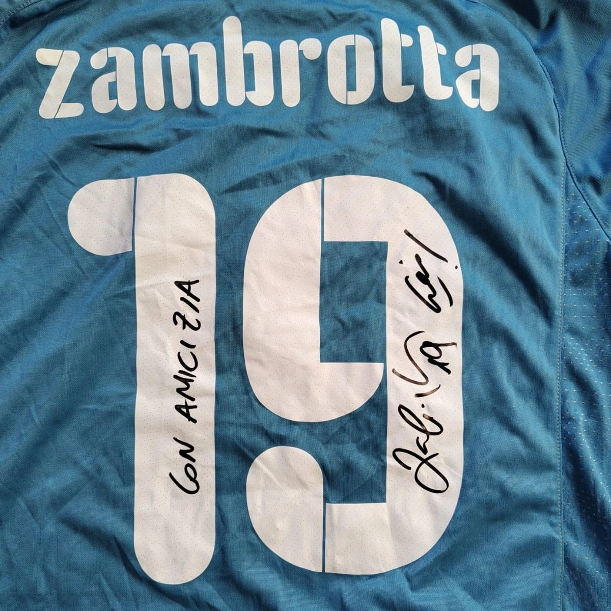 Zambrotta Italy store shirt - Signed