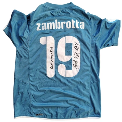 Carte Autographe Originale Signée - Gianluca Zambrotta - Légende Foot Italie