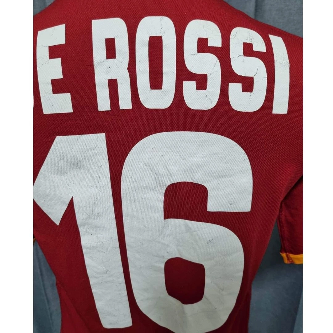 Maillot AS Roma vintage floqué de Rossi (2014/15) – Vintage Football Area