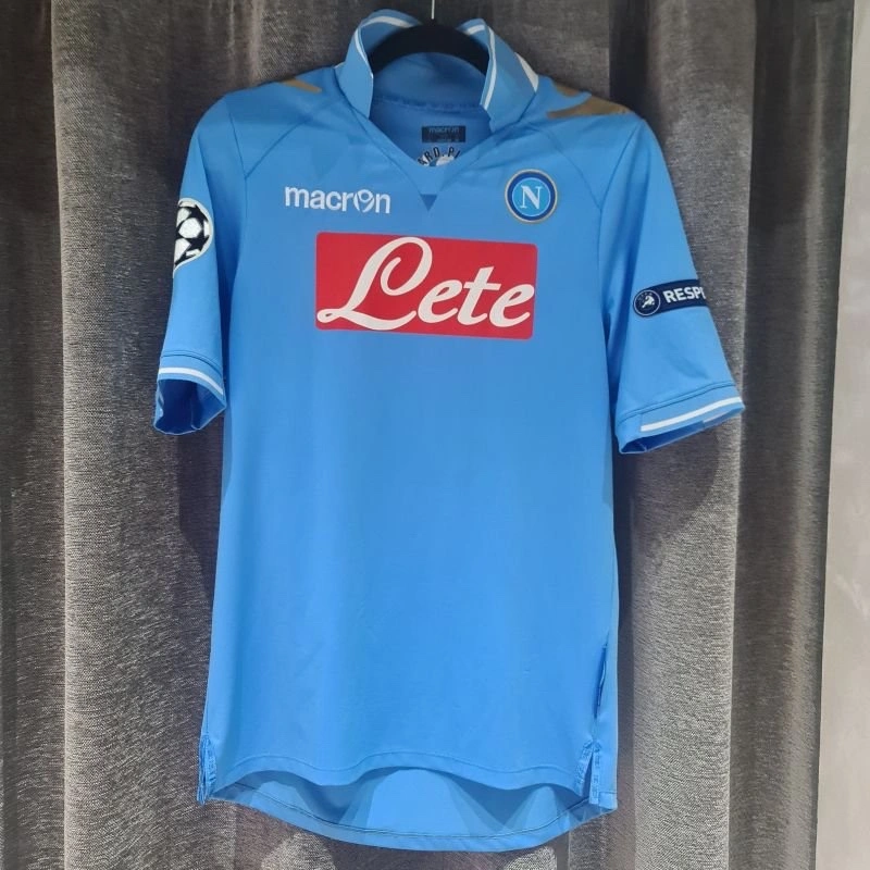 Maillot De Football Vintage Napoli Saison 2011-12 - Cavani 7 - Taille L - Macron