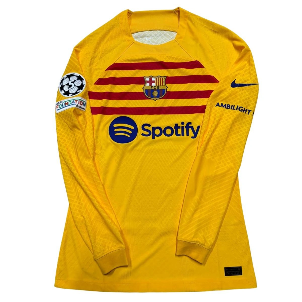 hummel ラスパルマス PEDRI 28 シャツ Pedri Barcelona match shirt