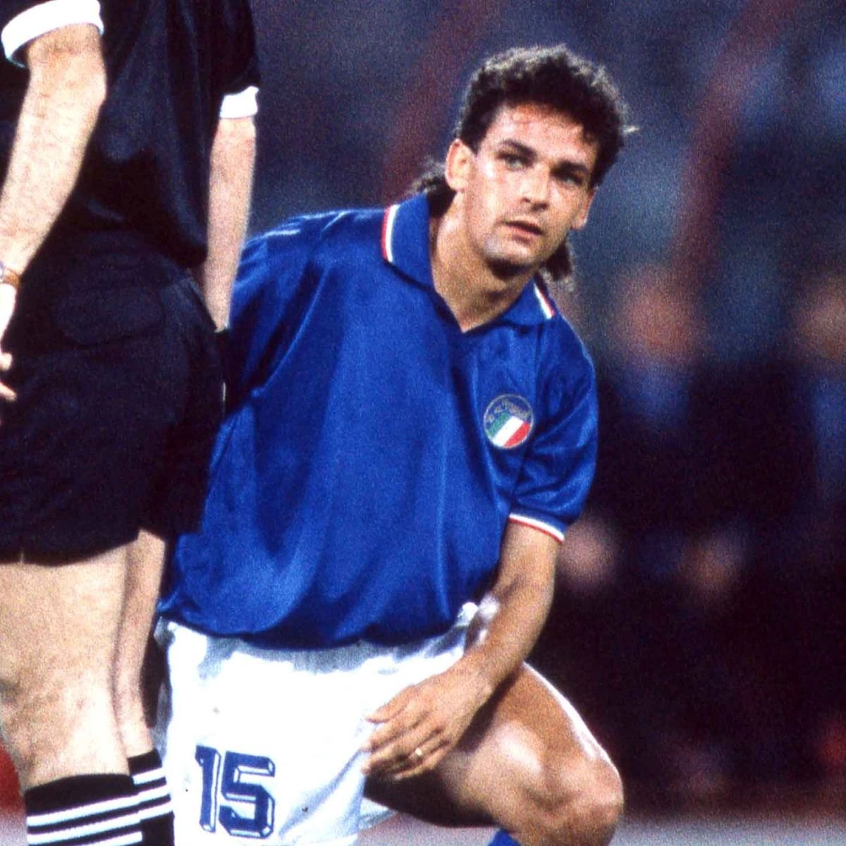 Baggio Italy match shirt - World Cup 1990
