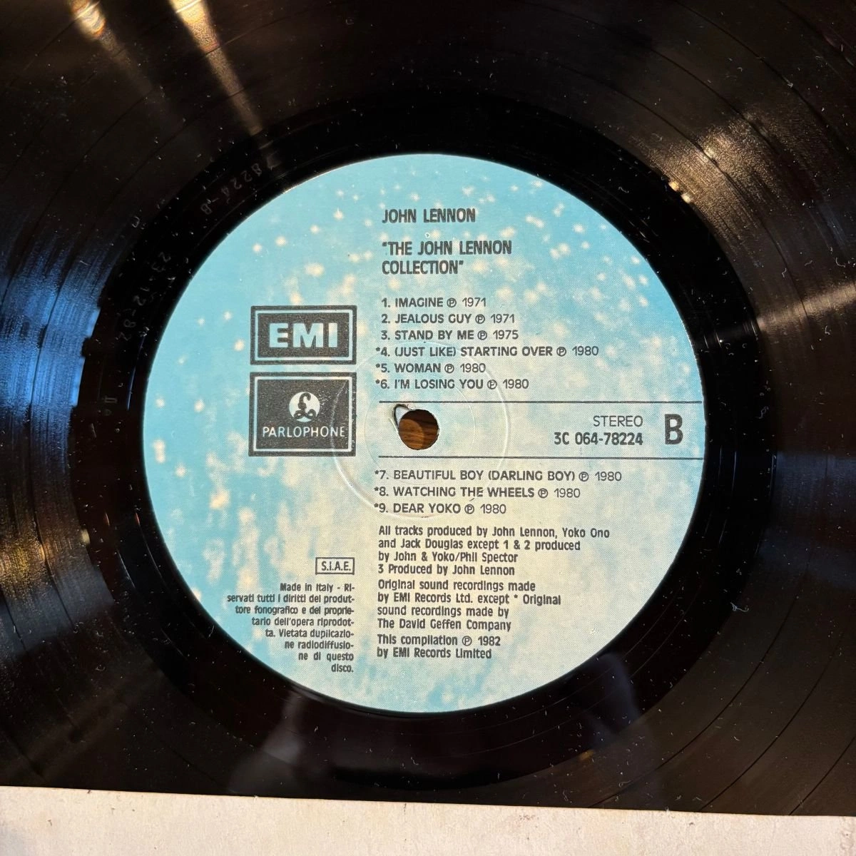 John Lennon vinyl – 