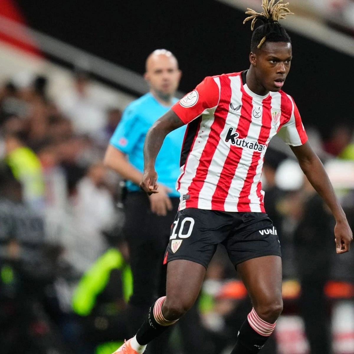 Athletic Bilbao Nico Williams match shirt vs Barcellona