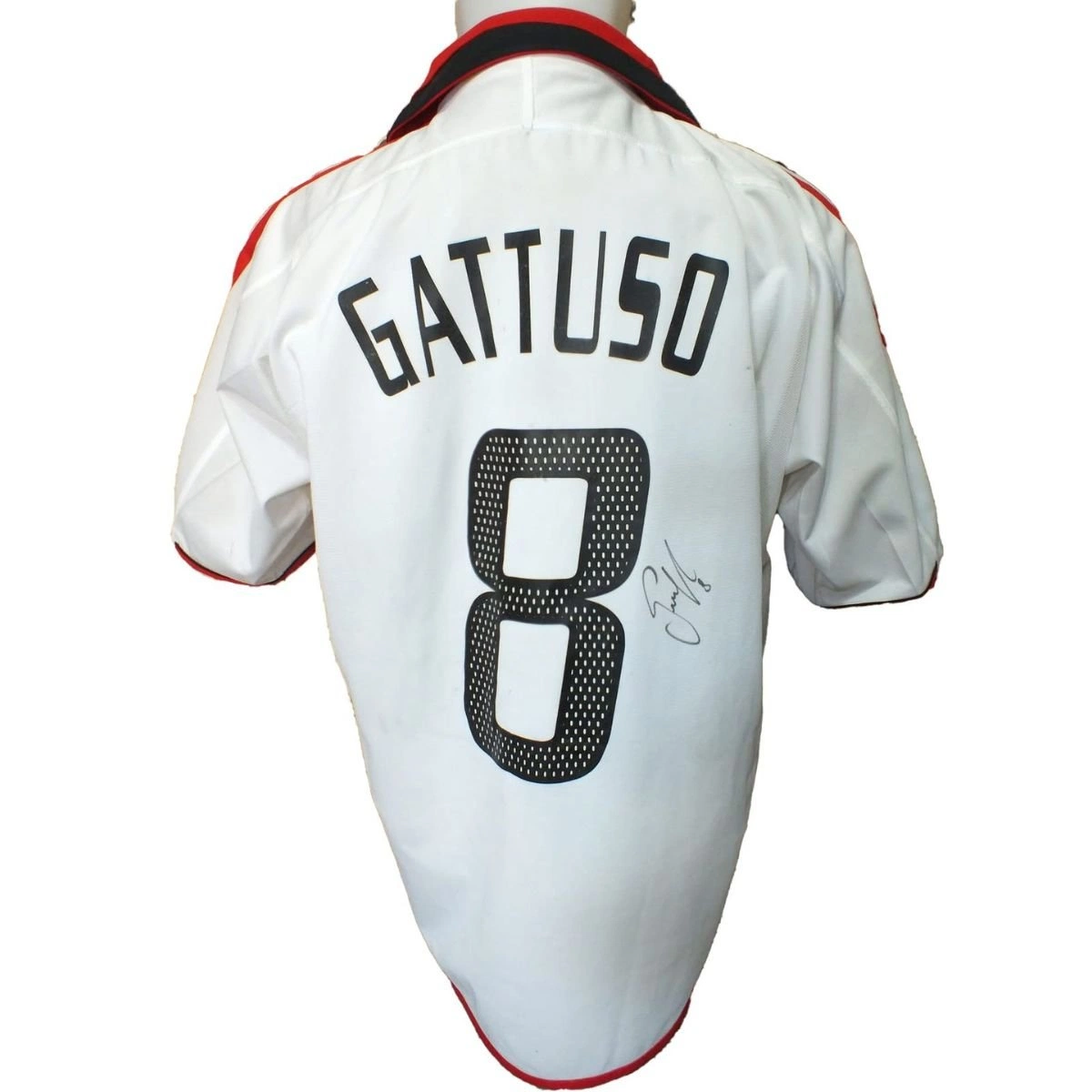 Gattuso Milan match shirt vs Fc Porto | Signed