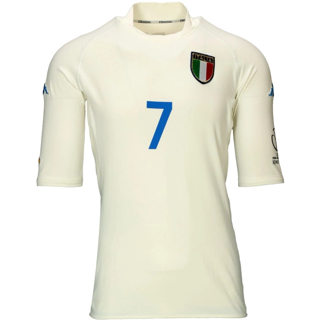 Del Piero Italy match shirt vs Mexico - 2002 World Cup