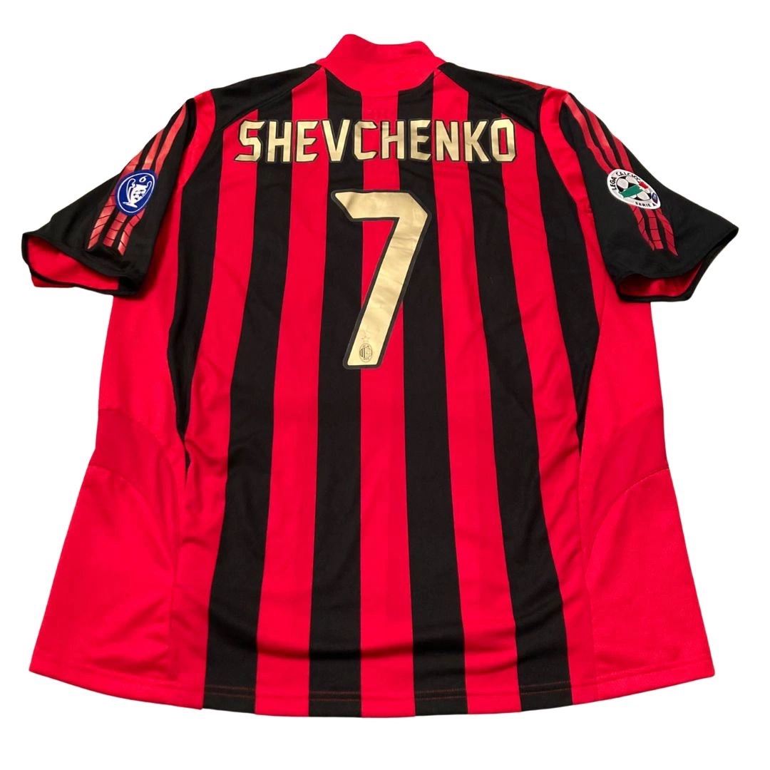Shevchenko Milan match shirt