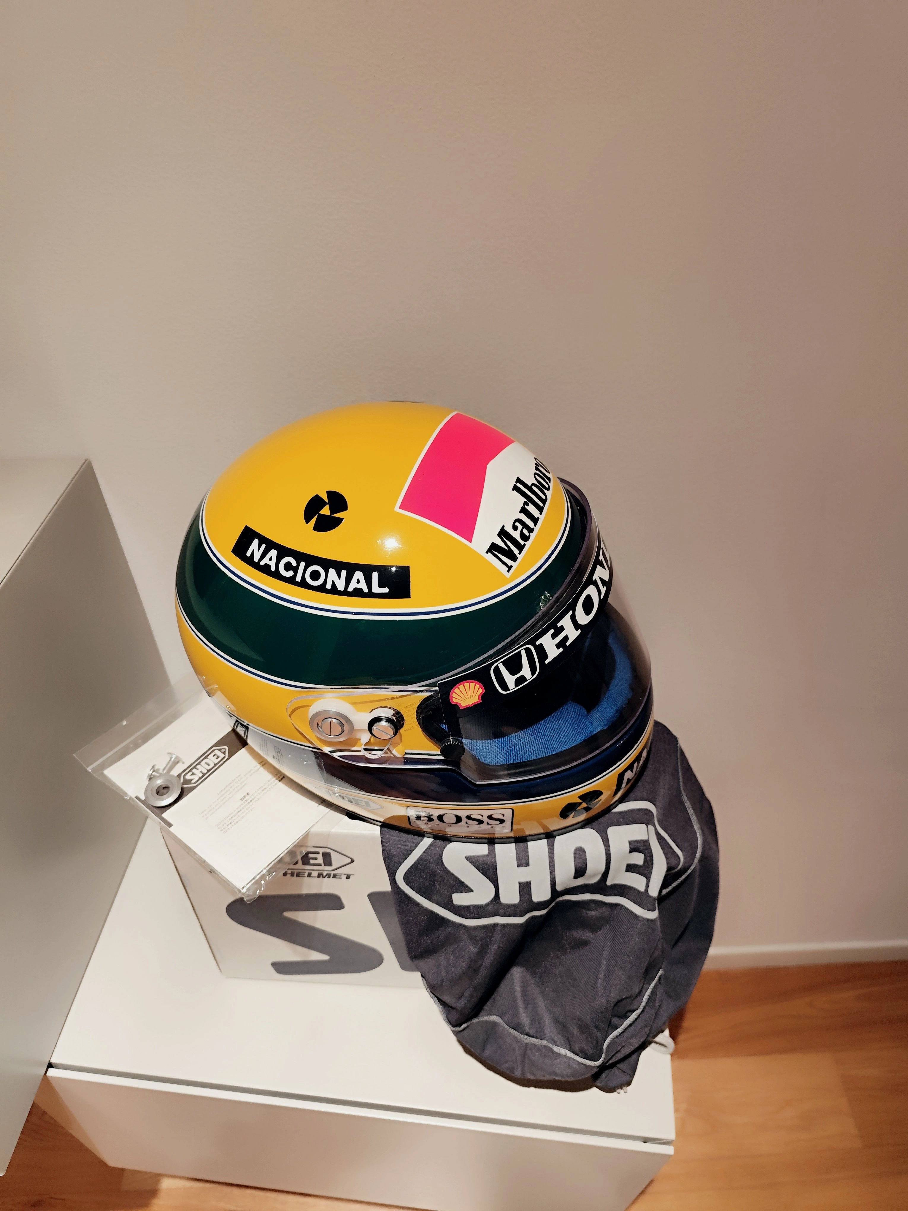 Shoei Helmets replica Ayrton Senna 1992 - Gp Suzuka