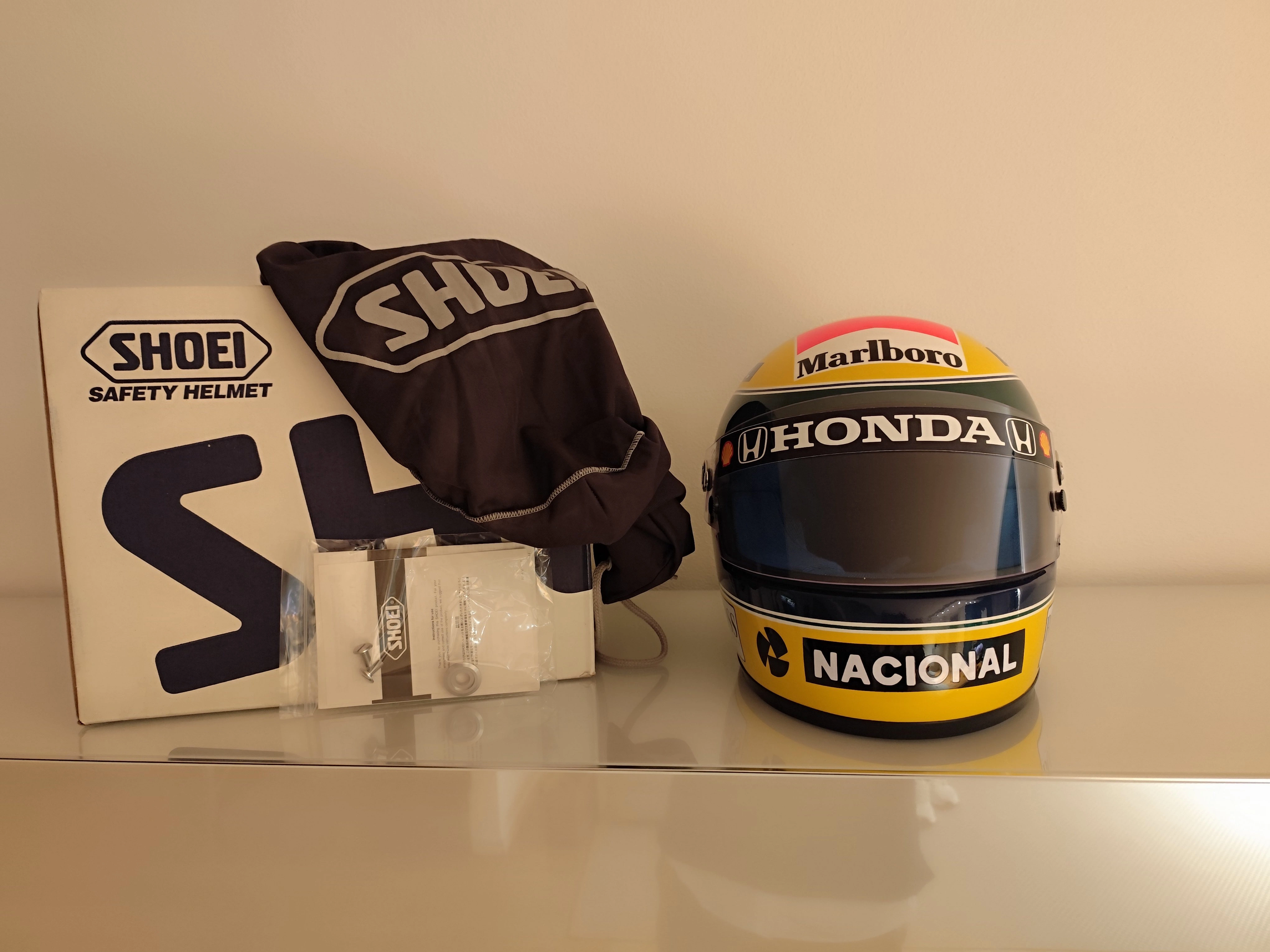 Shoei Helmets replica Ayrton Senna 1992 - Gp Suzuka