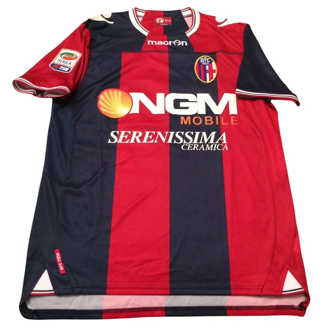 Maillot Vintage NALDI FIAT BOLOGNA - Football Italie, Taille S/M, Numéro 8, Occasion