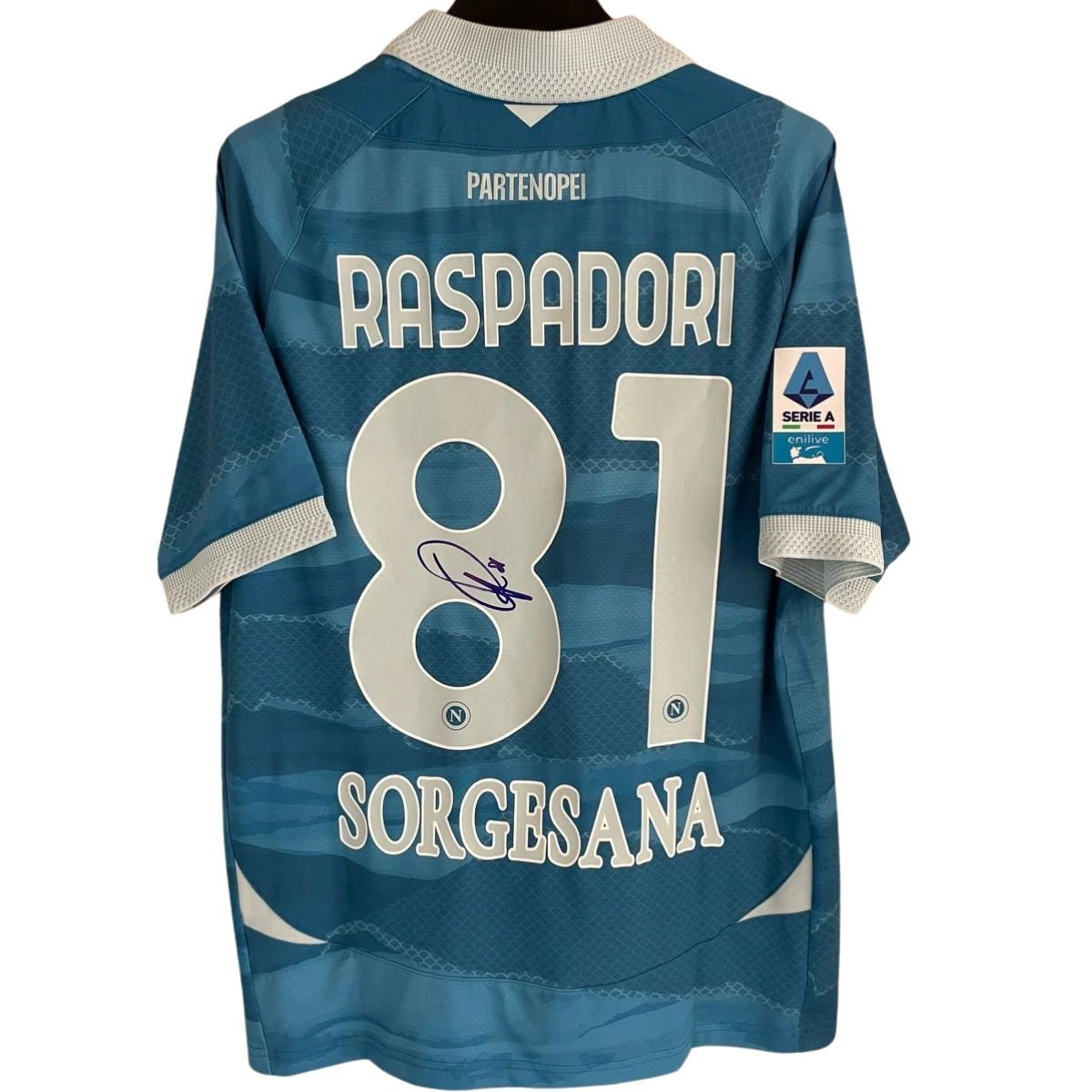 Maglia unwashed Raspadori Napoli, Serie A 2022/23