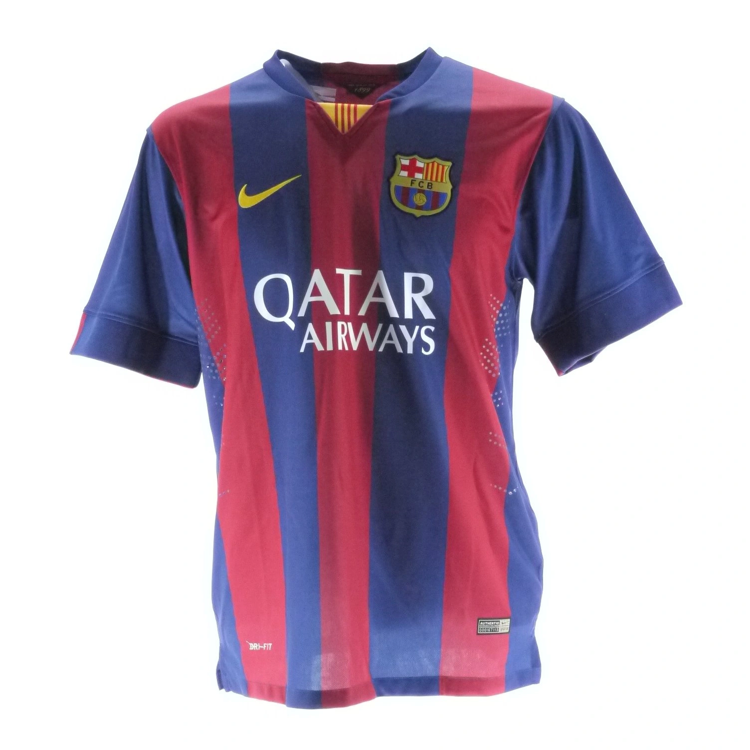 Tres Amigos Barcelona store shirt - Signed by Messi, Neymar and