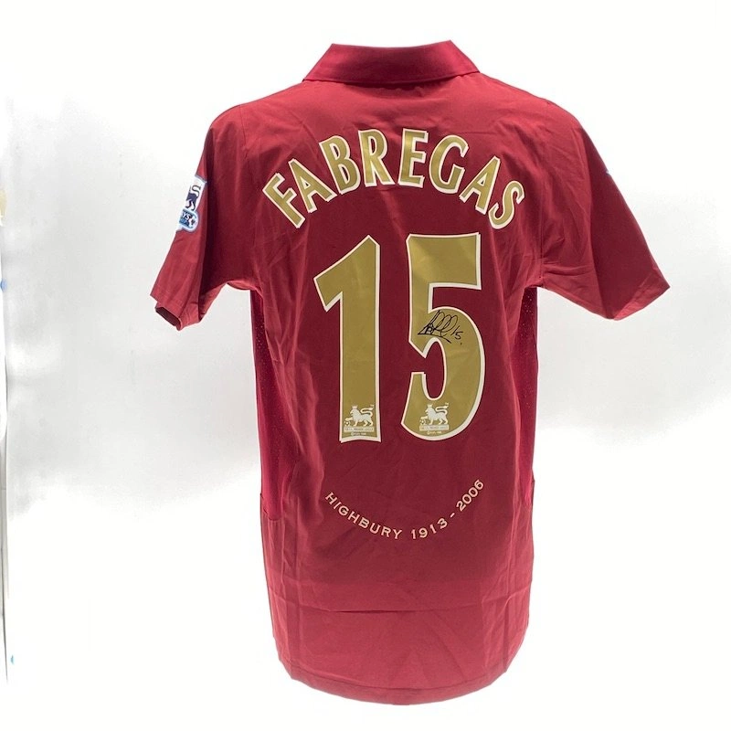 Fabregas Arsenal store shirt - Signed with video proof