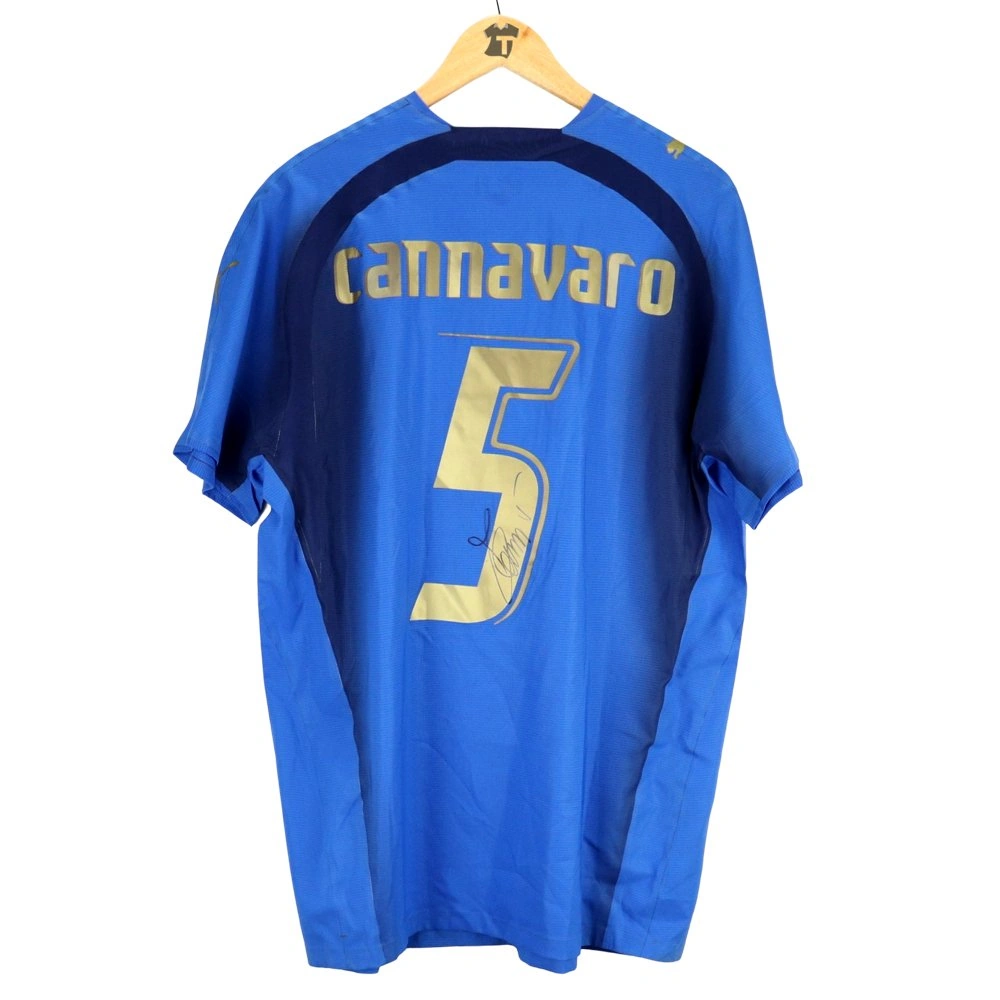 Fabio Cannavaro signed Italy jersey – Upper 90 Locker
