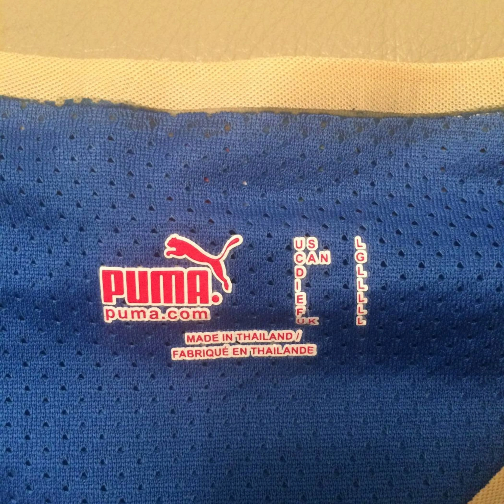 Cannavaro Italy match shirt Euro 2008
