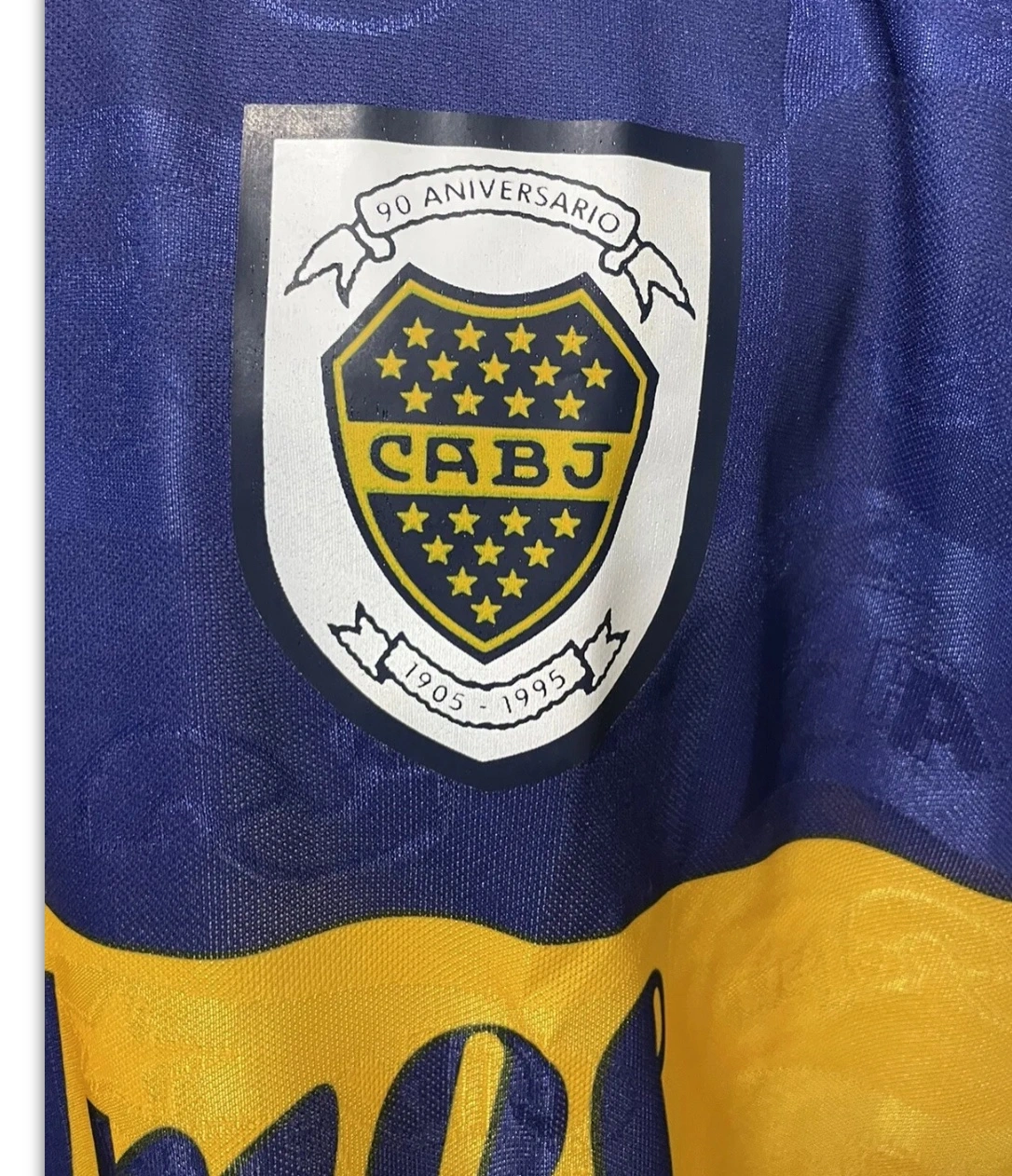 Boca Juniors 1995/96 Retro - Home - 90th Year Anniversary