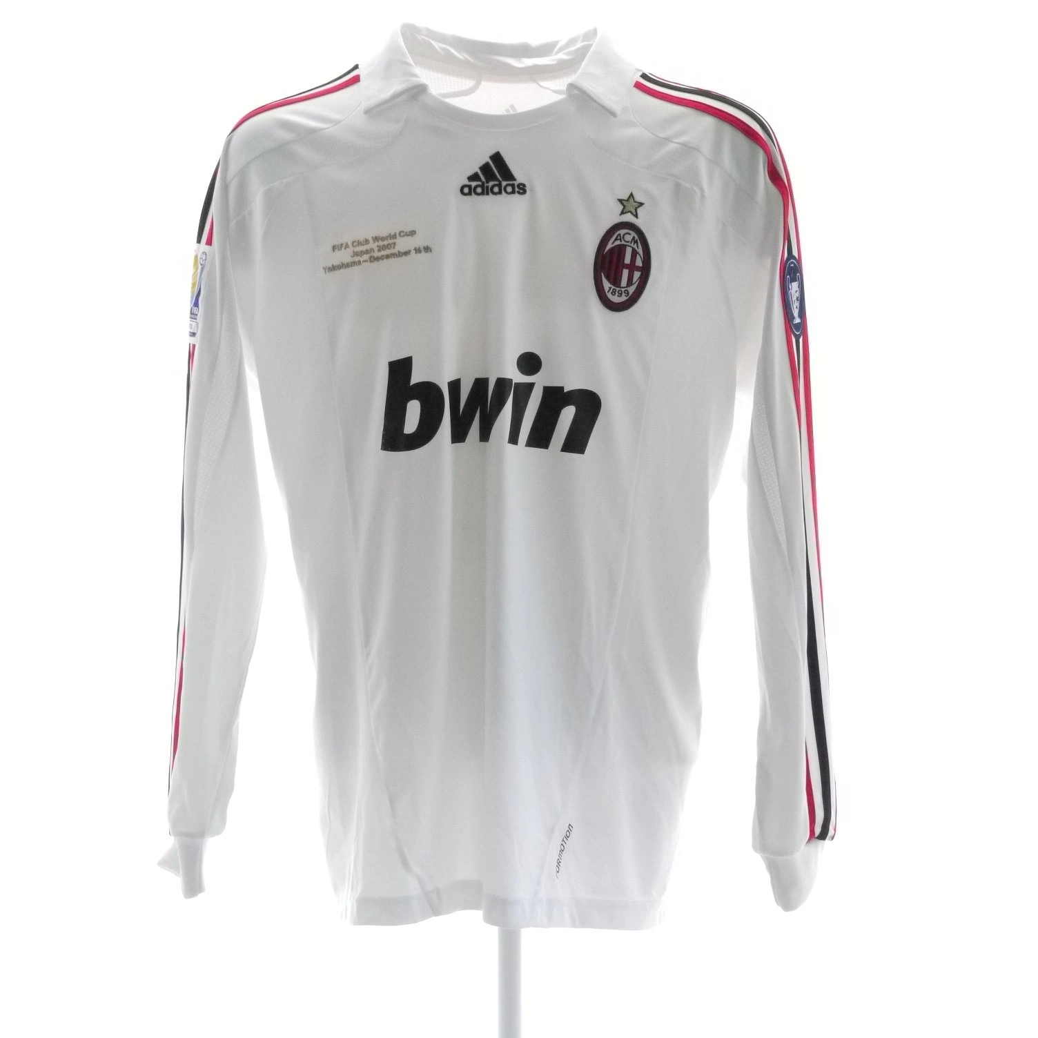 Kaka Milan match issued shirt vs Boca Juniors | 2007 Final Fifa