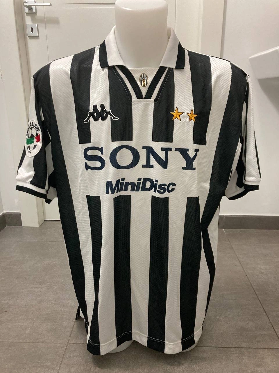 Juventus Home Sony Minidisc Juventus Boksic Juventus Match Shirt