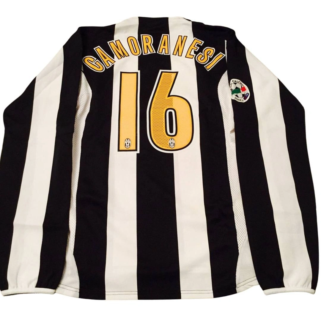 2002 2003 juventus lotto away jersey camoranesi 16