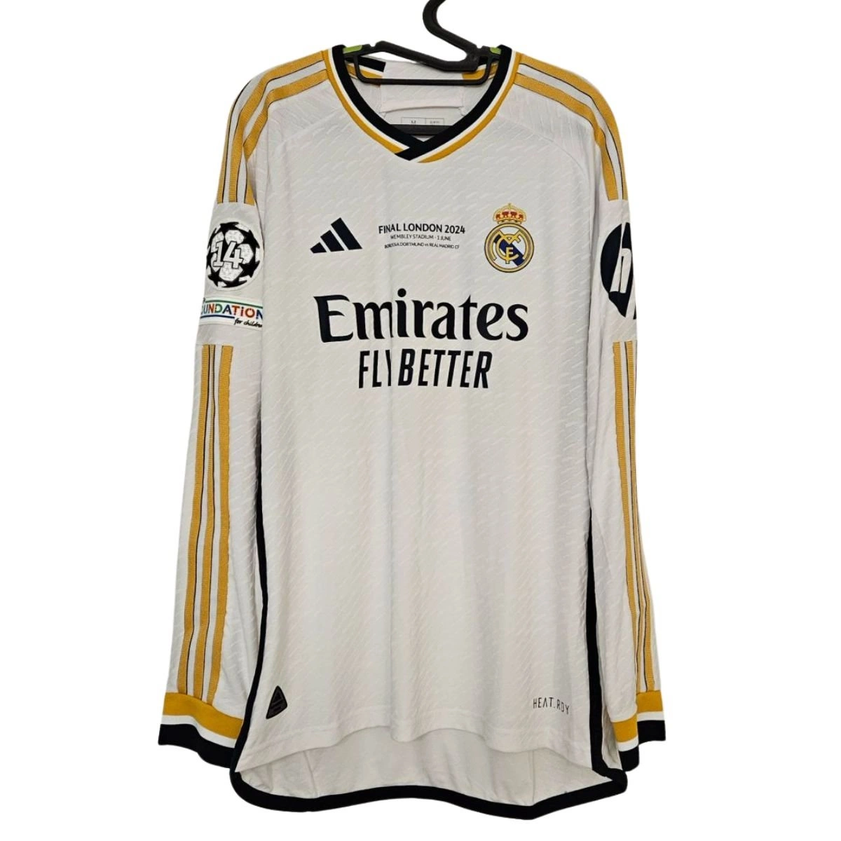 Real Madrid Maglia Champion Gialla Maglia Adidas Real Madrid 24/25