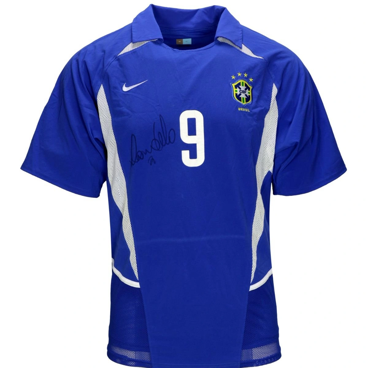 00's NIKE Brazil Team Game Shirt W杯 ロナウド 2006/08 Ronaldo #9 Brazil Vintage Nike WC 2006 Home Football