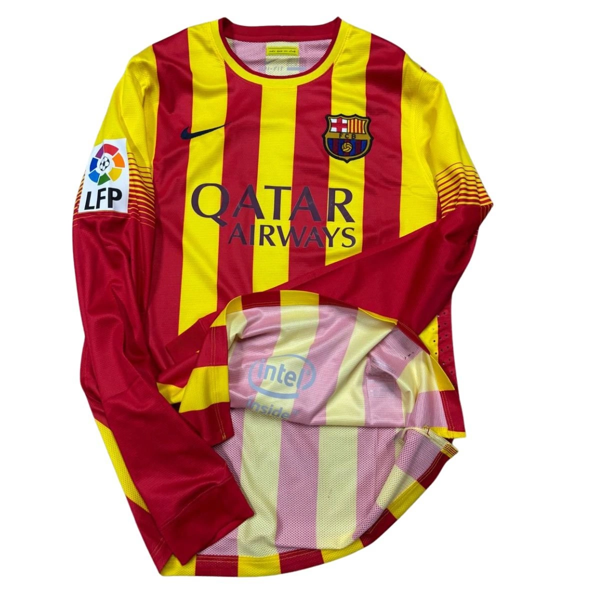 Barcelona Jersey Maglietta Barcellona 2013 Pique Barcelona Match Shirt - Main Image